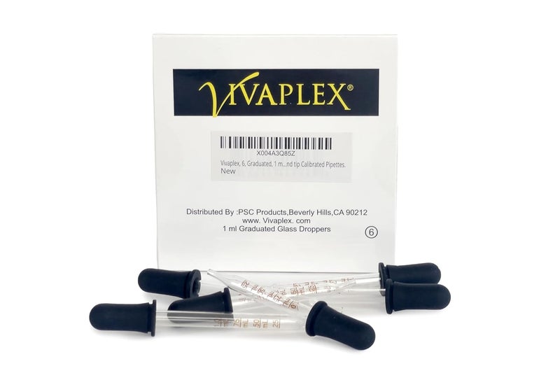 Vivaplex 6، قطارات زجاجية مدرجة، 1 مل. عبوة متنوعة من الأطوال المختلفة، طرف مستقيم، طرف منحني، وطرف دائري من البيبتات المعايرة. - Image 4
